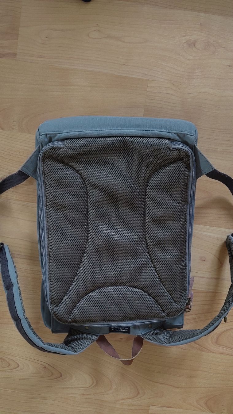 Zaini: Rucksack grau Rollverschluss Lederriemen – Usato da Hinwil venduto da reanaegeli 2