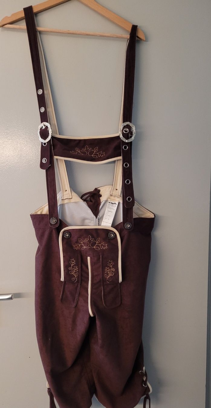 Costumi: Tirolerhose Herren Grösse 50 Neu – Nuovo e nell'imballaggio originale da Oberuzwil venduto da aseinkaufswelt