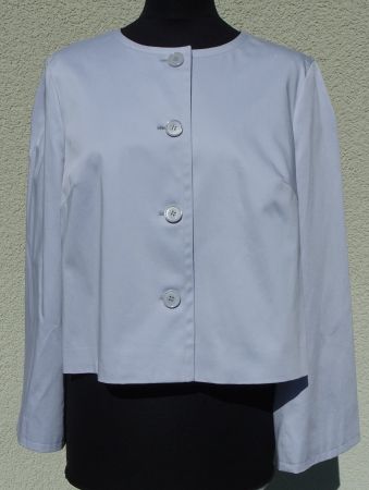 Blazer Windsor hellblau Jacke Gr. 40 Kurzjacke Kastenjacke