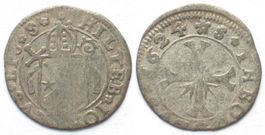 Bistum SITTEN Halbbatzen 1624 Billon vz-