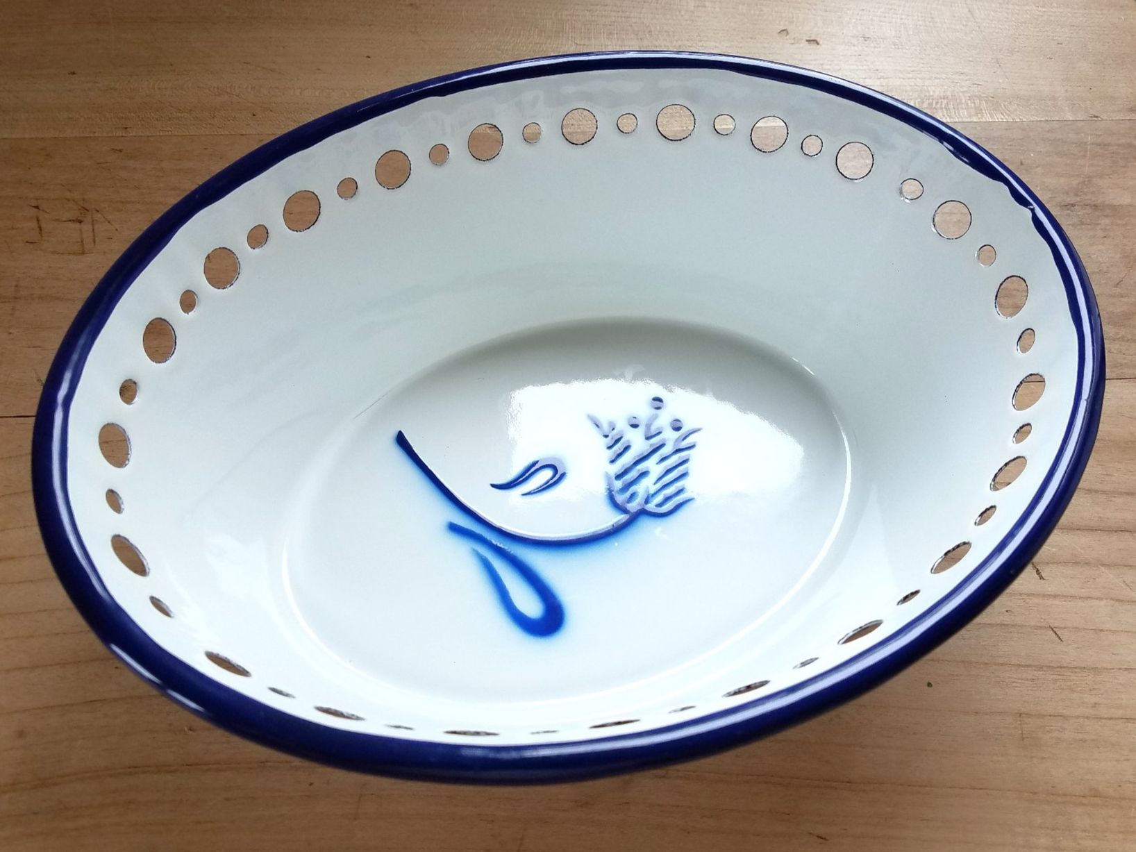 Ikea Schalen: IKEA "Arv Idyll" Emaille Brotkorb 80er Behälter unbenutzt – Neu (gemäss Beschreibung) aus Rorschacherberg von Marubium 5