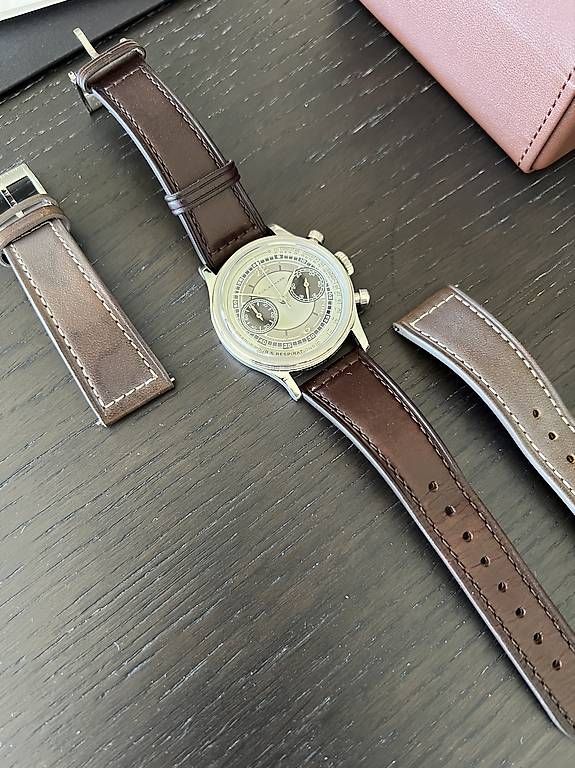 Orologi: Furlan Marri Castagna Chronograph  Full Set, Box & Papers – Usato da Münsingen venduto da lcs49 1