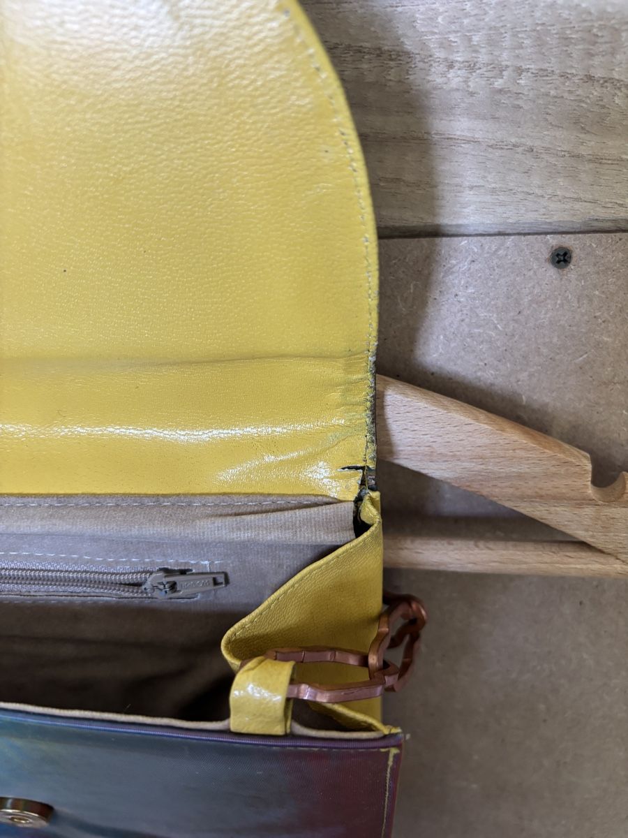Taschen: Sac a main vintage a reflets changeants – Gebraucht aus St-Saphorin-Lavaux von selb94 4