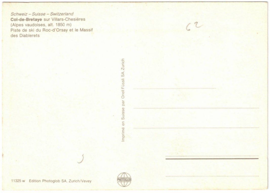 Cartoline postali: Villars - 2 Bild AK – Usato da Binningen venduto da Mountainrider 1
