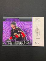 Drew Helleson 2023-24 Debut Ticket Access /10 Anaheim Ducks