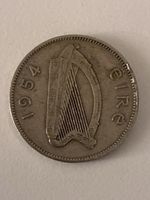 Nr. 37: 1 Schilling, altes irisches Pfund, 1954
