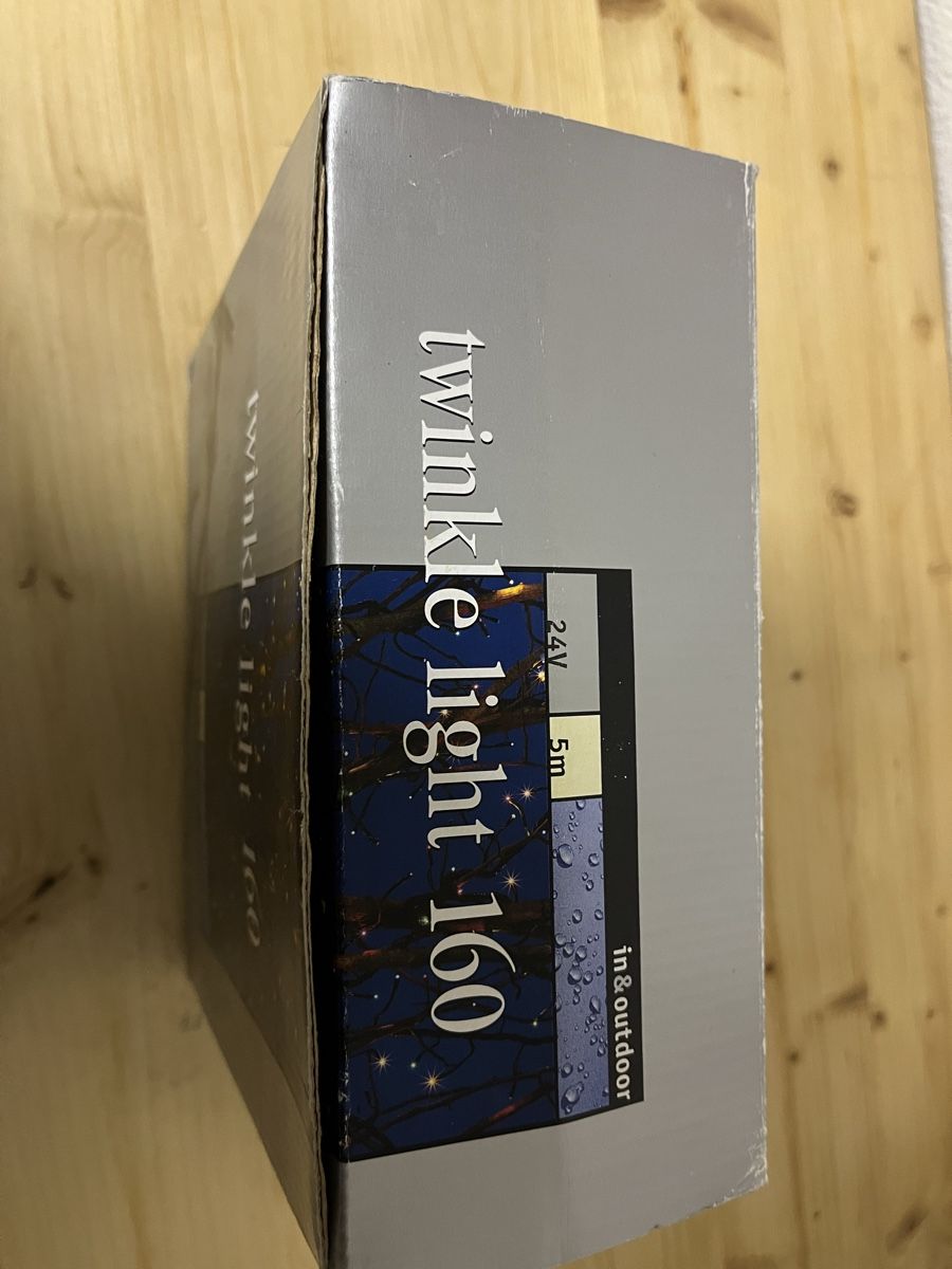 Ghirlande e barre luminose: Lichterkette Twinkle Light 160 farbig 5m Innen & Aussen – Usato da Jonen venduto da tan_c7mk 1