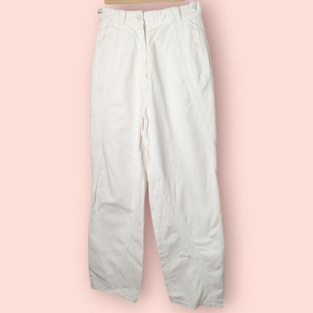 Vintage Gianni Versace White Cotton Pants Italy