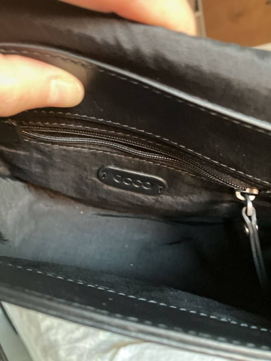 Ecco Borse da donna: Borsa a tracolla ECCO nera, pelle e scamosciata – Nuovo (secondo la descrizione) da Lugano venduto da jfo_7lsm 5