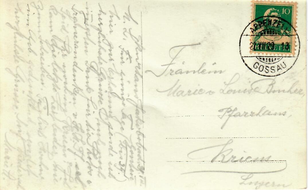 Cartoline postali: Kloster " Leiden Christi" Gonten – Usato da Hochdorf venduto da Ziegel-16 1