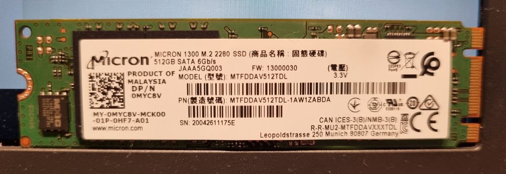 Hard Disk - 512 GB SSD-M2 | Kaufen auf Ricardo