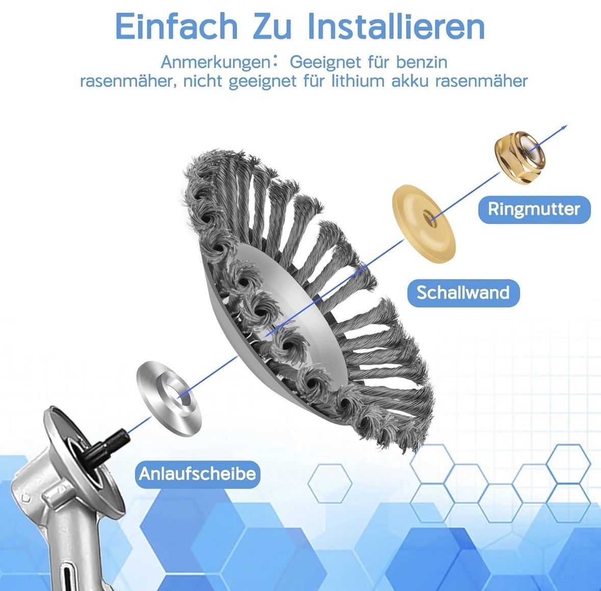 Altro per la casa: Metallzopfbürste – Nuovo (secondo la descrizione) da Bern venduto da Zalana 5
