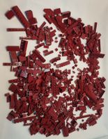 Lego Dunkel Rot Steine Teile ca. 400g