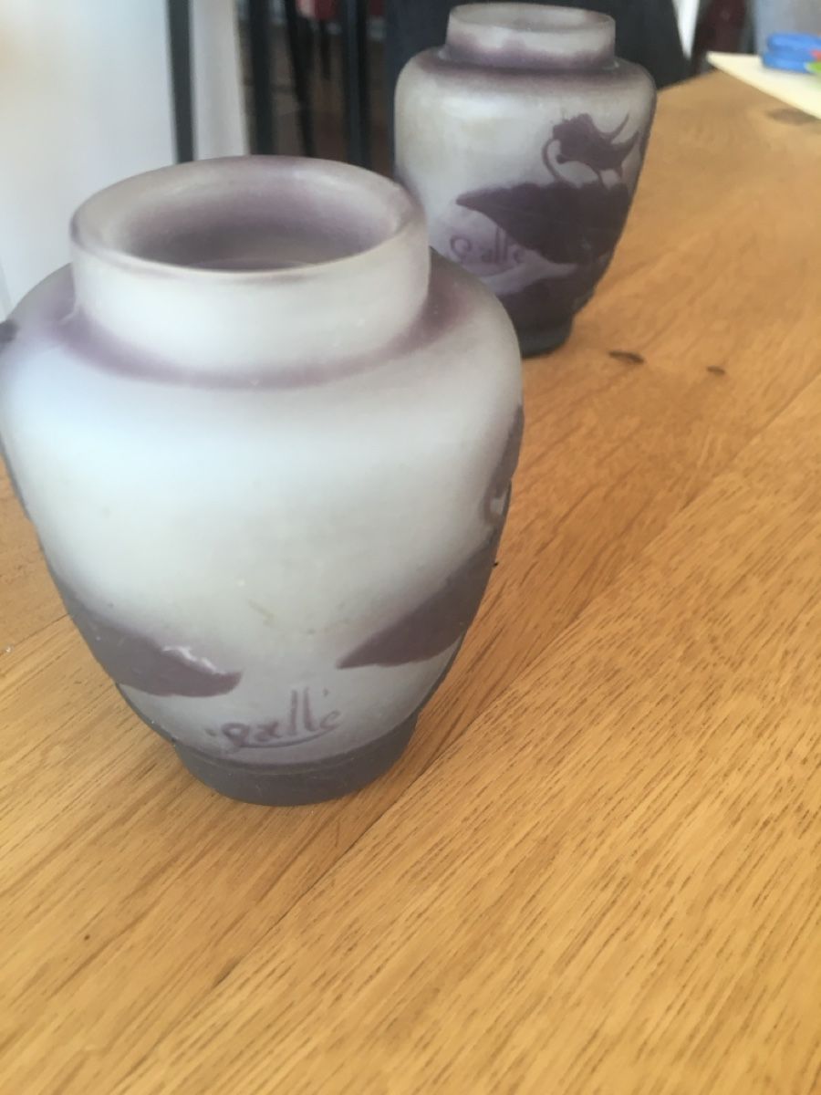 Emile Gallé Vasen & Gefässe: Lot de 2 vases Gallé – Gebraucht aus Marin-Epagnier von nat_p2fm 1