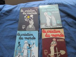 lot de 4 livres : La création du monde (Jean Effell)