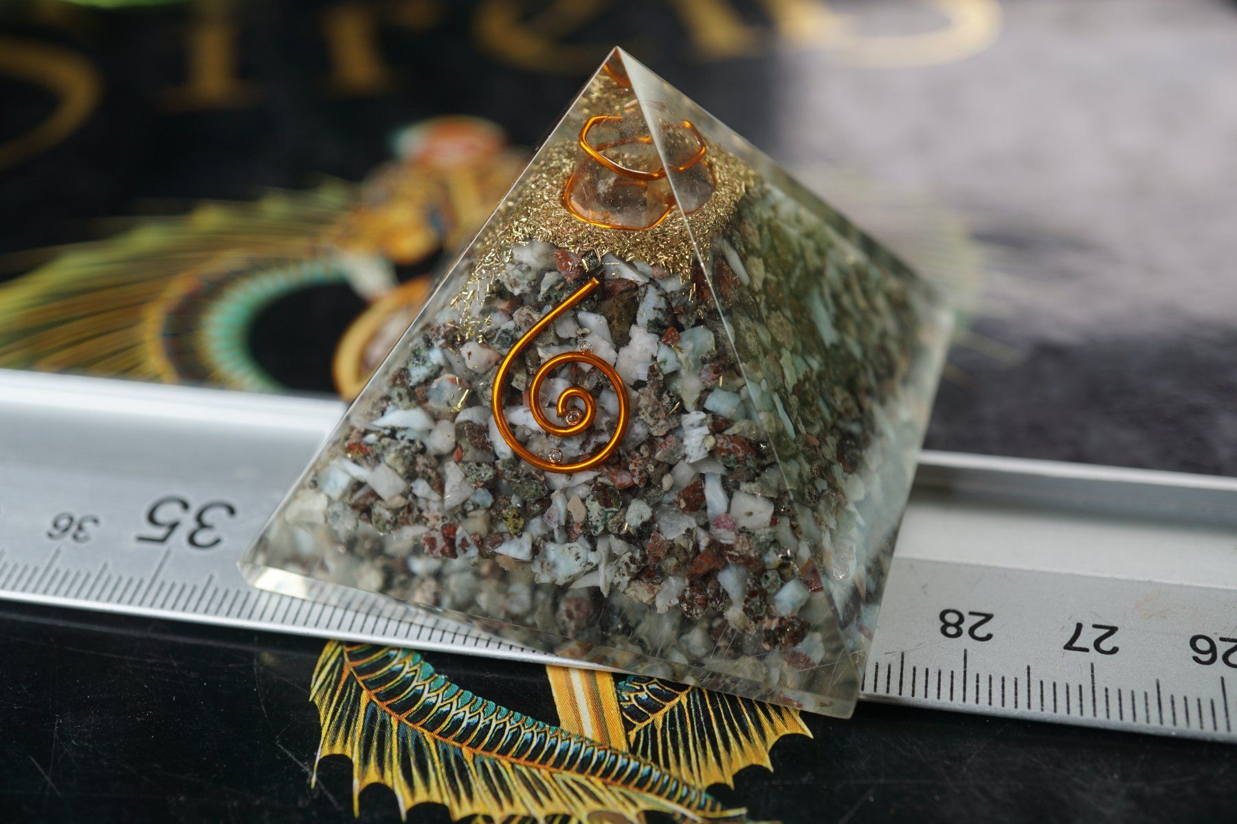 Pietre preziose: Larimar   -Orgonit - Pyramide by TOPSTONE – Difettoso da Eschenbach SG venduto da topstone 8
