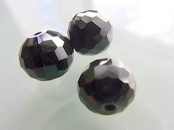 Perlen (unechte): Glasperlen schwarz 10mm 2 Stück – Neu (gemäss Beschreibung) aus Alpnachstad von perlengaby