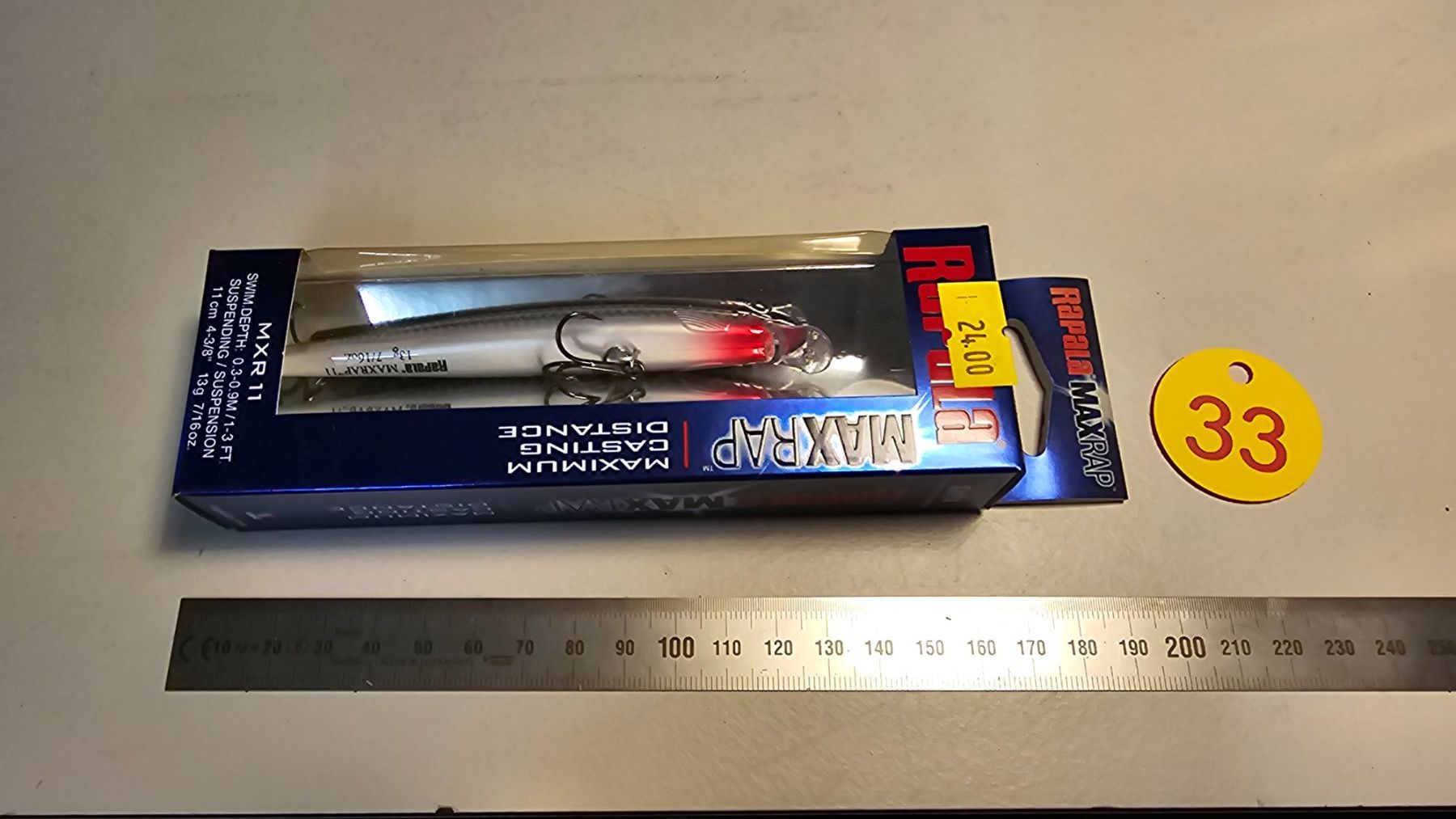 Rapala Esche: Rapala Maxrap Köder, neu & OVP, Top Zustand, Max Casting – Nuovo e nell'imballaggio originale da Abtwil SG venduto da Fischerei_Artikel