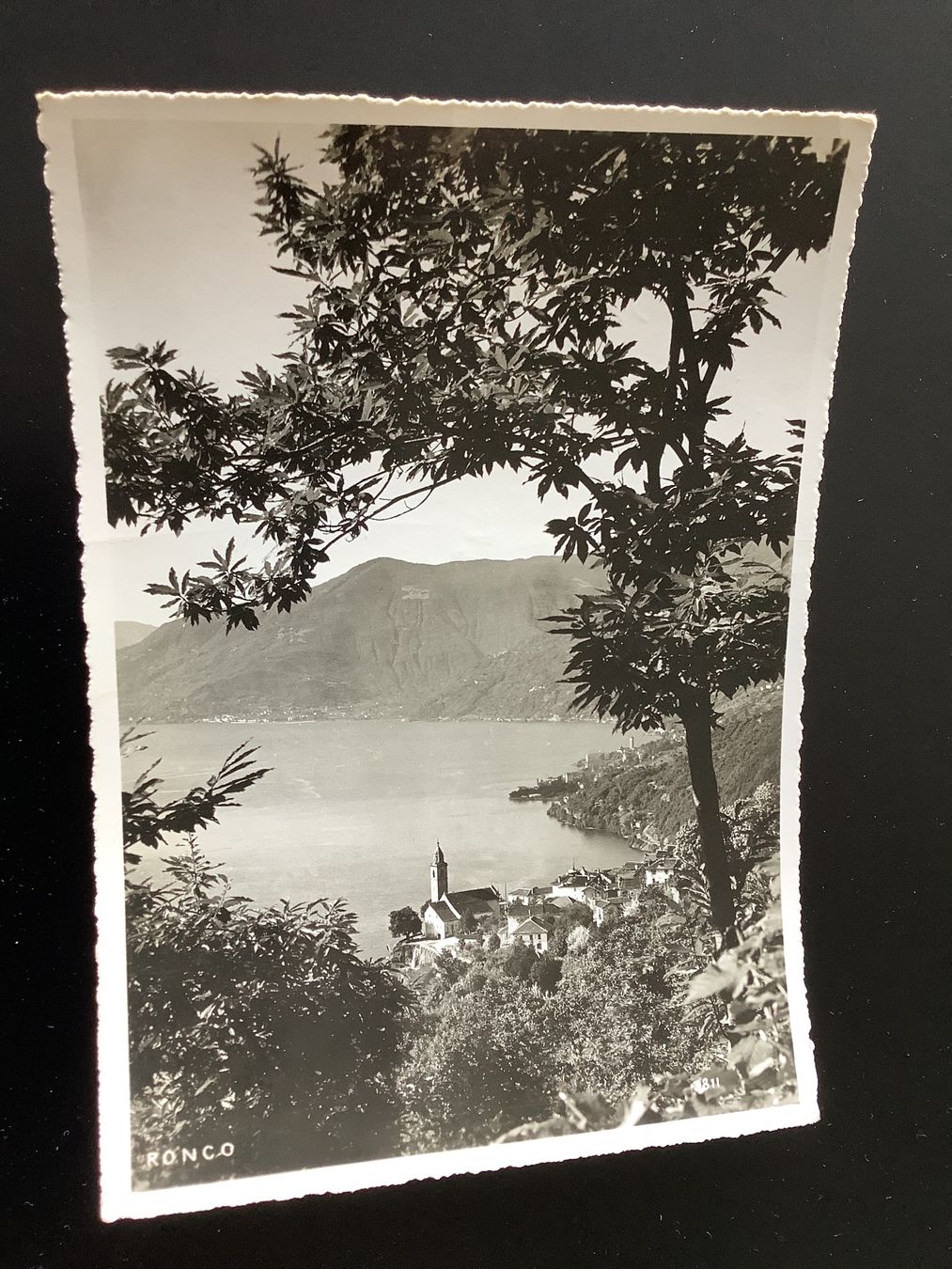 Cartoline postali: Ronco b Locarno gel 1960 – Usato da Bassersdorf venduto da F-104fan