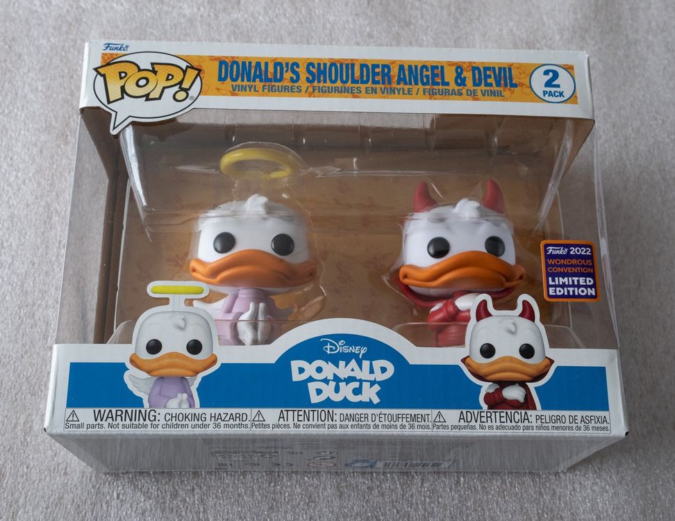 Funko Pop Donald's Shoulder Angel & Devil Limited Edition | Kaufen auf ...