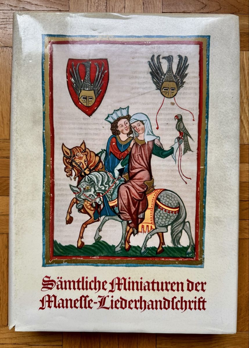Libri: BUCH SÄMMTLICHE MINIATUREN DER MANESSE LIEDERHANDSCHRIFT – Nuovo (secondo la descrizione) da Lausanne venduto da joltei