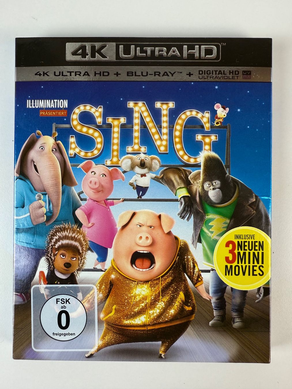 Tous les DVDs: 4K UltraHD Blu-Ray Sing – D'occasion à Gasel par Alter_Ego