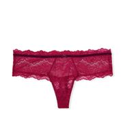 Victoria's Secret Lace & Velvet Hipster Thong Panty Gr. M