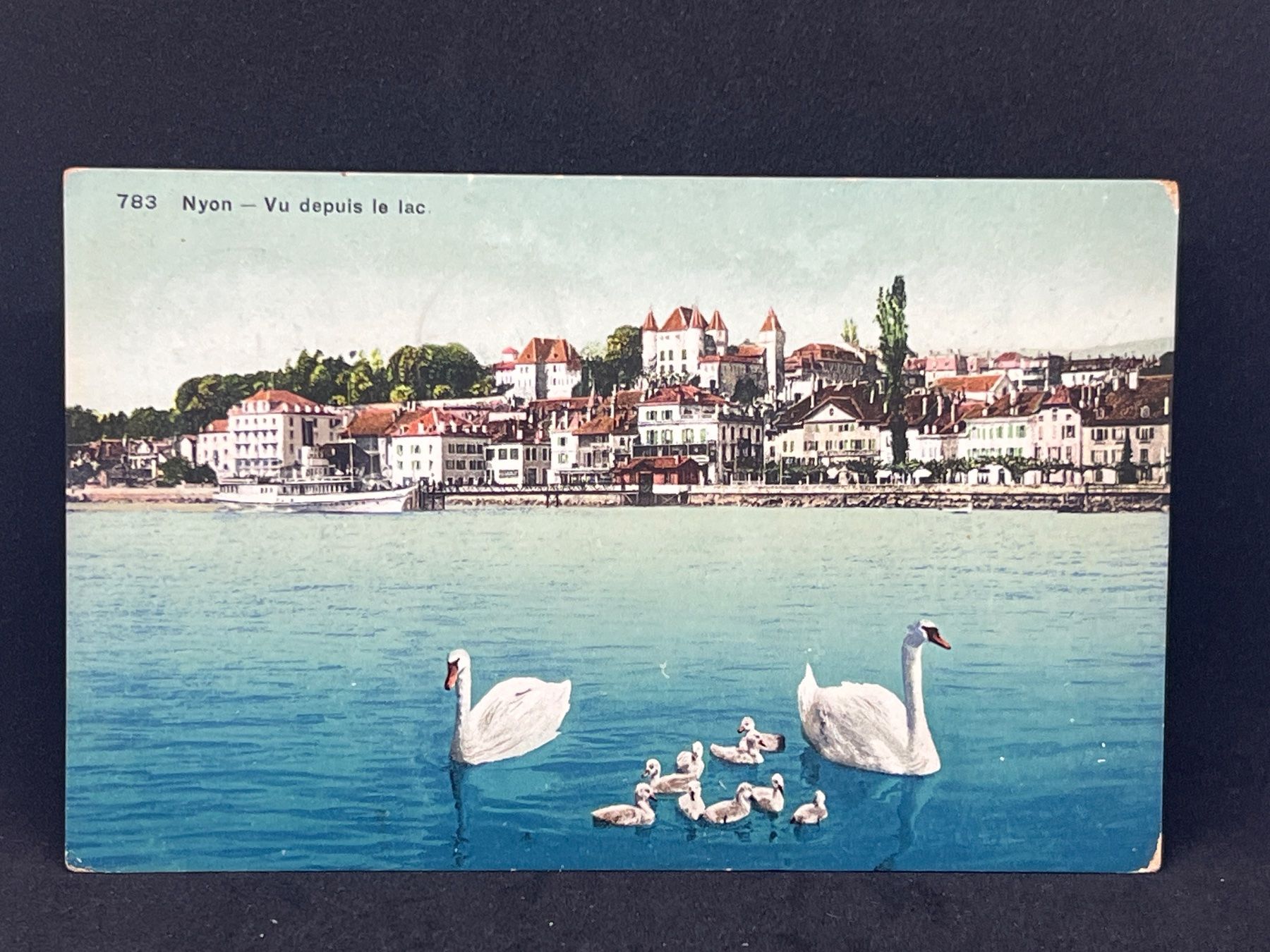 Cartoline postali: Nyon - Vu depuis le lac – Usato da Widnau venduto da Brusi9