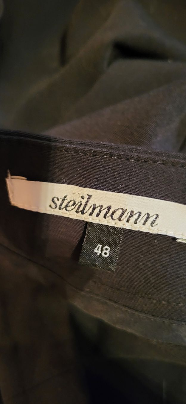 Pantaloni: Damenhose elegant, festlich gr. 48 schwarz mit Glitzerstein – Usato da Schweizersholz venduto da fuchs06 5