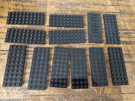 lego 3030 lot de 12 pièces Black Plate 4 x 10