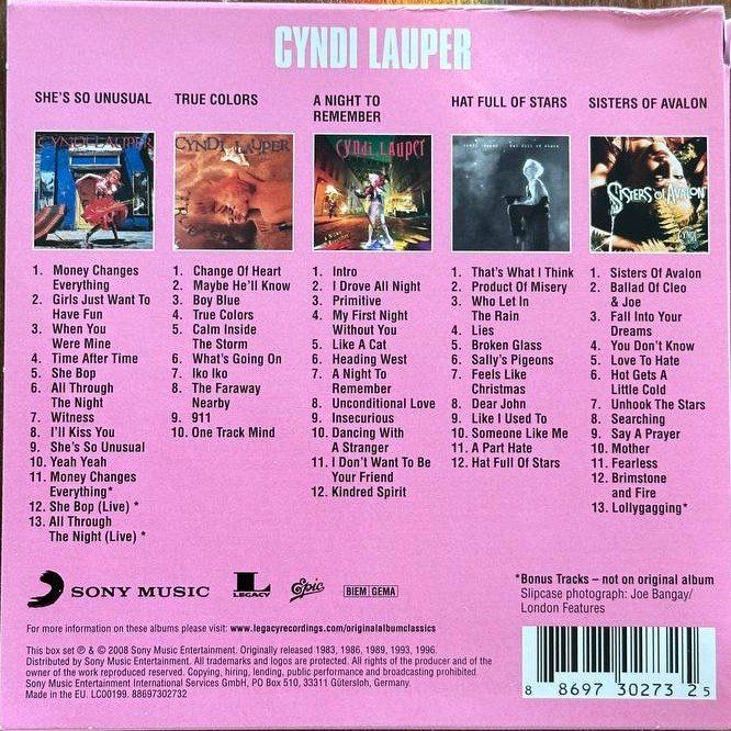 CD: Cyndi Lauper - Original Album Classics, 5 CD Box Set – Usato da Beringen venduto da Mantafisch1 1