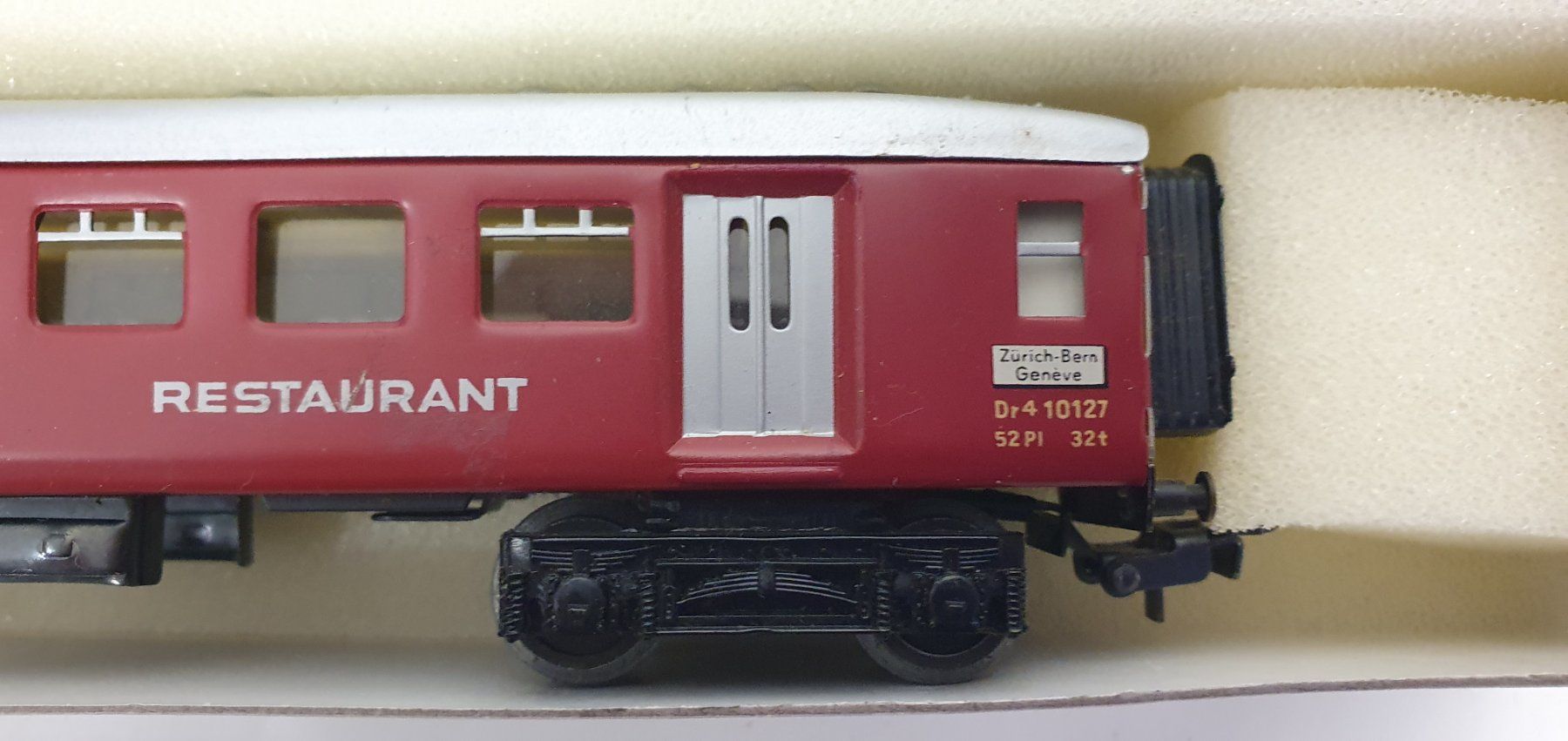 Märklin Modellini di ferrovie: Märklin SBB Speisewagen rot – Usato da Würenlos venduto da jub_nd5j 2