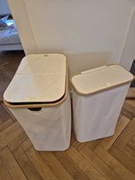 2x Wäschekorb Stoff