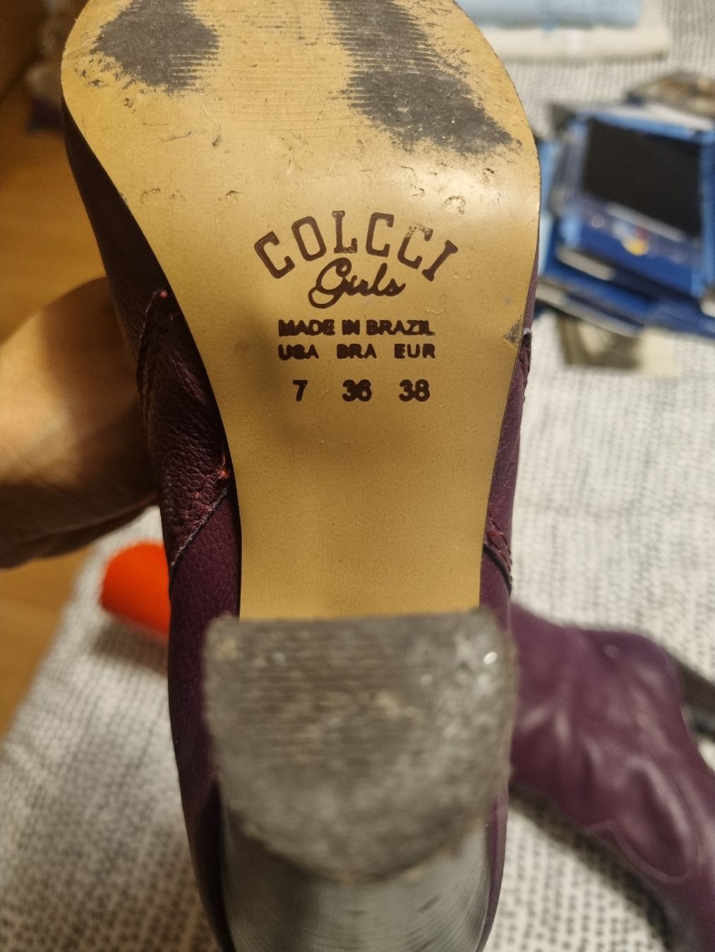 Chaussures femmes: Bottines violettes – D'occasion à Neuchâtel par Seven_life 5