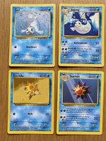 Pokemon Karten Seel, Jugong, Sterndu, Starmie Basis Set 1999