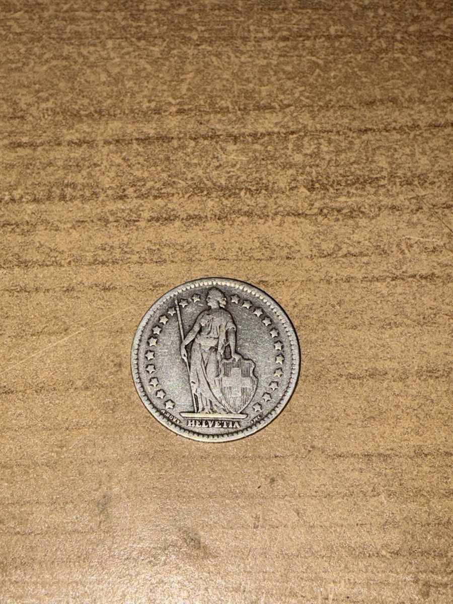 Tutti le monete: 1 Schweizer Franken  JG 1920 Silber – Usato da Locarno venduto da dieter.s77 1