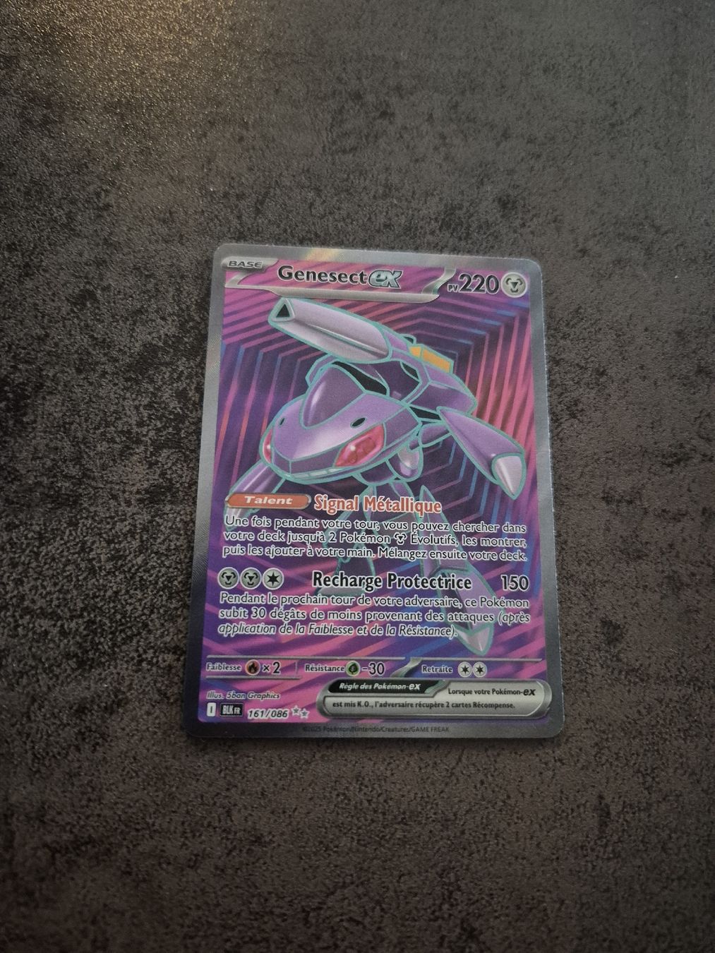 Pokémon Carte collezionabili: Genesect ex (BLK 161) Foudre Noire - FR – Nuovo (secondo la descrizione) da Onex venduto da Phnmn