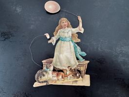 Altes Papier-Ephemera mit Katzenmotiv