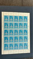 Briefmarken Bogen Swissair 1960 75 Rappen 25 Stück