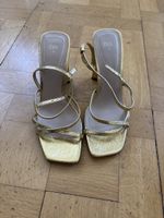 Zara Gold Heels, Size 37