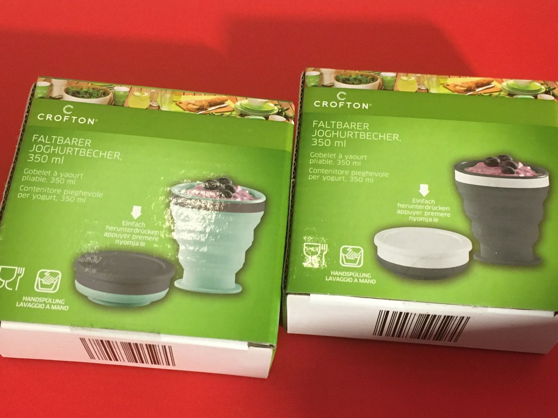 Behälter & Ähnliches: 2 Faltbecher „Crofton“ – Neu und originalverpackt aus Bauma von AraNobilis