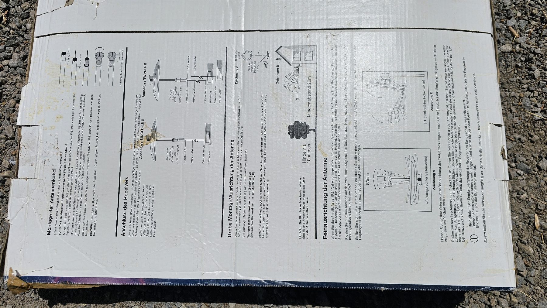 Parabola satellitare: Satellitenanlage 80cm – Nuovo (secondo la descrizione) da Oberdiessbach venduto da 56292 3
