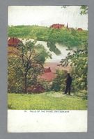 1912, RHEINFALL, AMERIKANISCHE AK