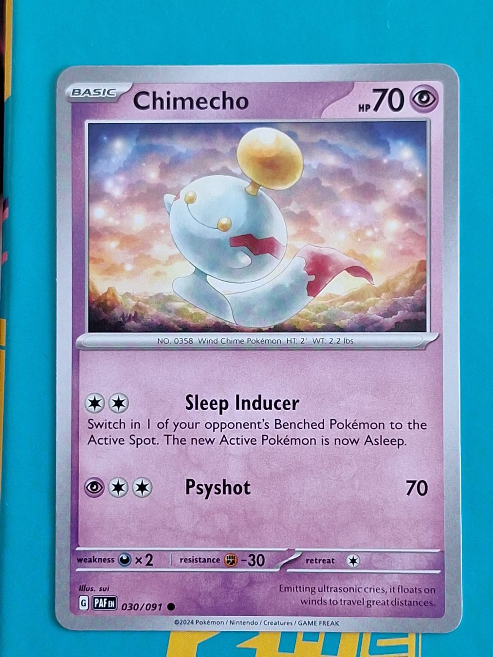 Pokémon Carte collezionabili: Chimecho - Pokemon Paldean Fates – Usato da Altstätten SG venduto da GGsGameshop