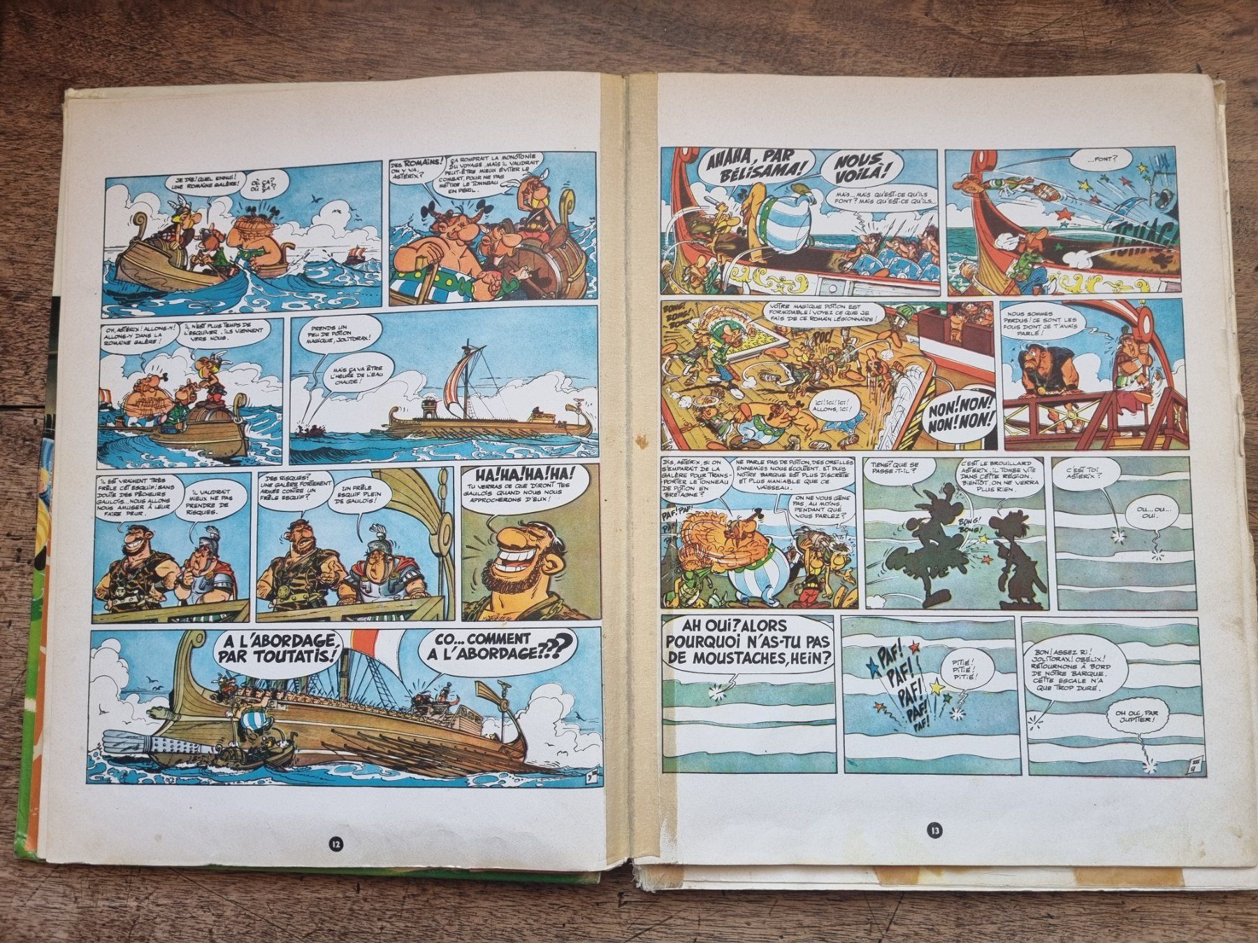 Fumetti: BD Astérix chez les Bretons Dargaud 1966 état usagé – Difettoso da Echandens venduto da Dicot 4