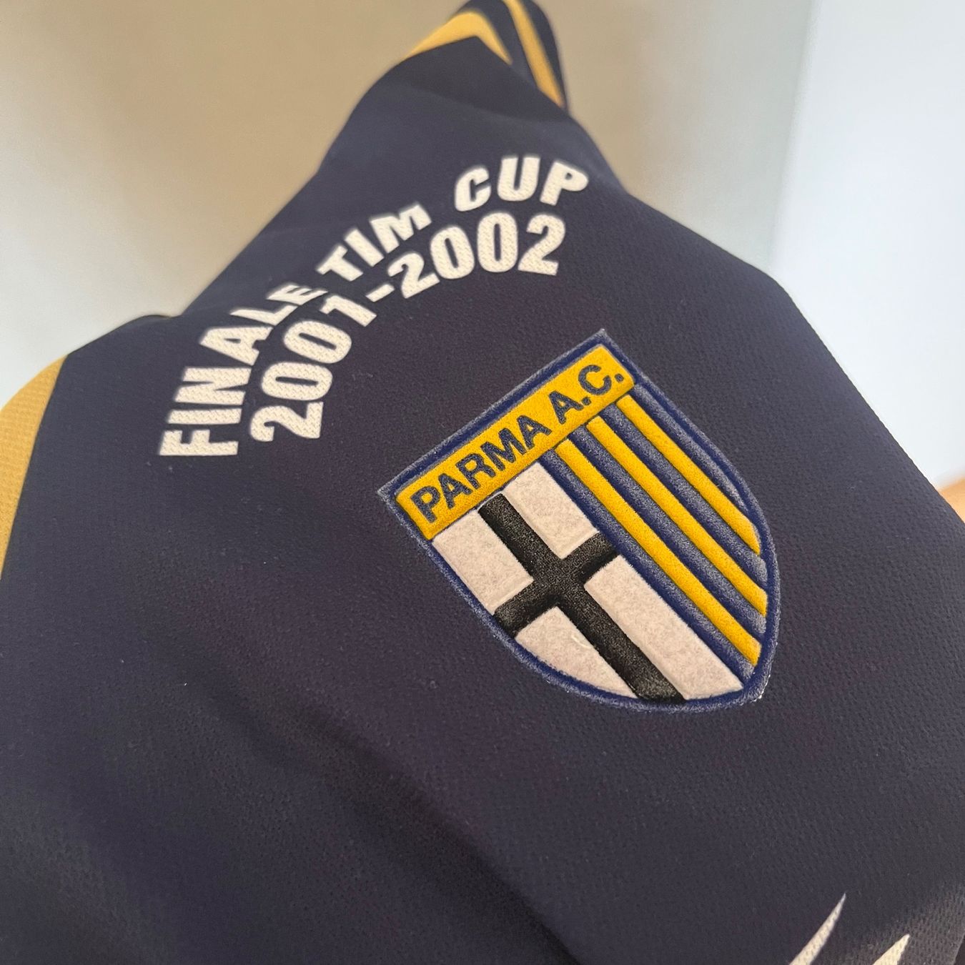 Nike Canottiere & Pantaloni: Parma Calcio Trikot Champion 2002/03 CUP – Usato da Winterthur venduto da LaBodega 6
