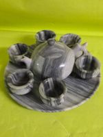 Edles Tee oder Sake Service aus Marmor