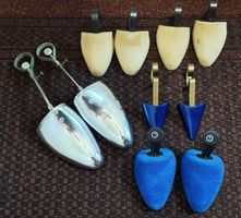 6x Schuhspanner Set,Vintage, verschiedene Modelle