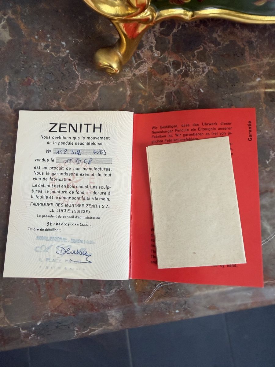 Zenith Orologi da terra & Orologi da parete: Zénith royal révisée certificat 1968 – Usato da Neuchâtel venduto da gar_7pbl 7