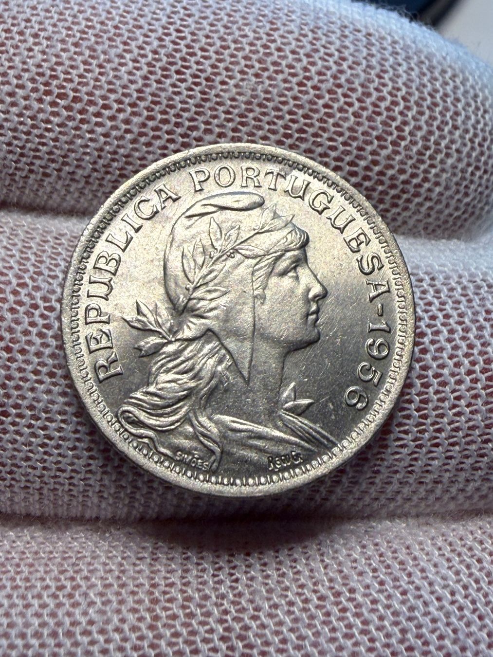 Tutti le monete: Portugal - 50 centavos 1956 - FDC  Nova. – Nuovo (secondo la descrizione) da Wallbach venduto da Nenex